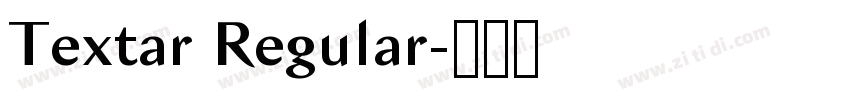 Textar Regular字体转换 Textar Regular字体转换